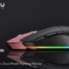 Chuột DareU EM901 RGB Wireless Pink