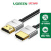 Dây HDMI 2.0 thuần đồng hỗ trợ 10Gbps, đầu hợp kim, dài từ 1-10M UGREEN HD117