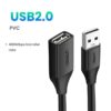 Dây nối dài USB 2.0 UGREEN US103 USB-A đực sang USB-A