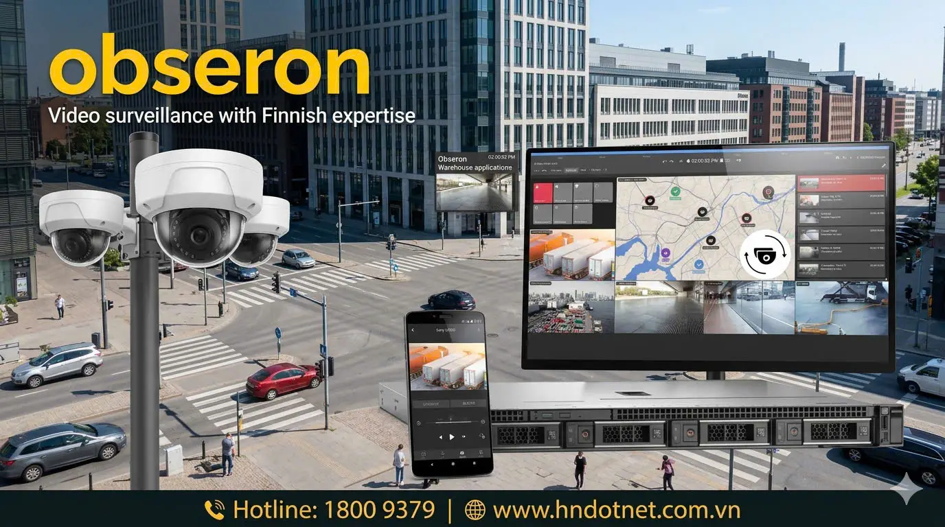 GIẢI PHÁP QUẢN LÝ VIDEO VMS OBSERON (PHẦN LAN) – KIẾN TẠO HỆ SINH THÁI AN NINH TƯƠNG LAI