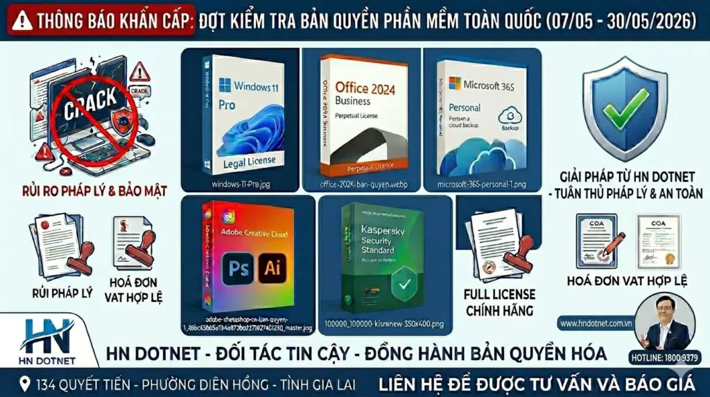 Thư ngỏ: V/v Đồng hành chuẩn hóa hệ thống công nghệ thông tin và quản trị rủi ro pháp lý doanh nghiệp