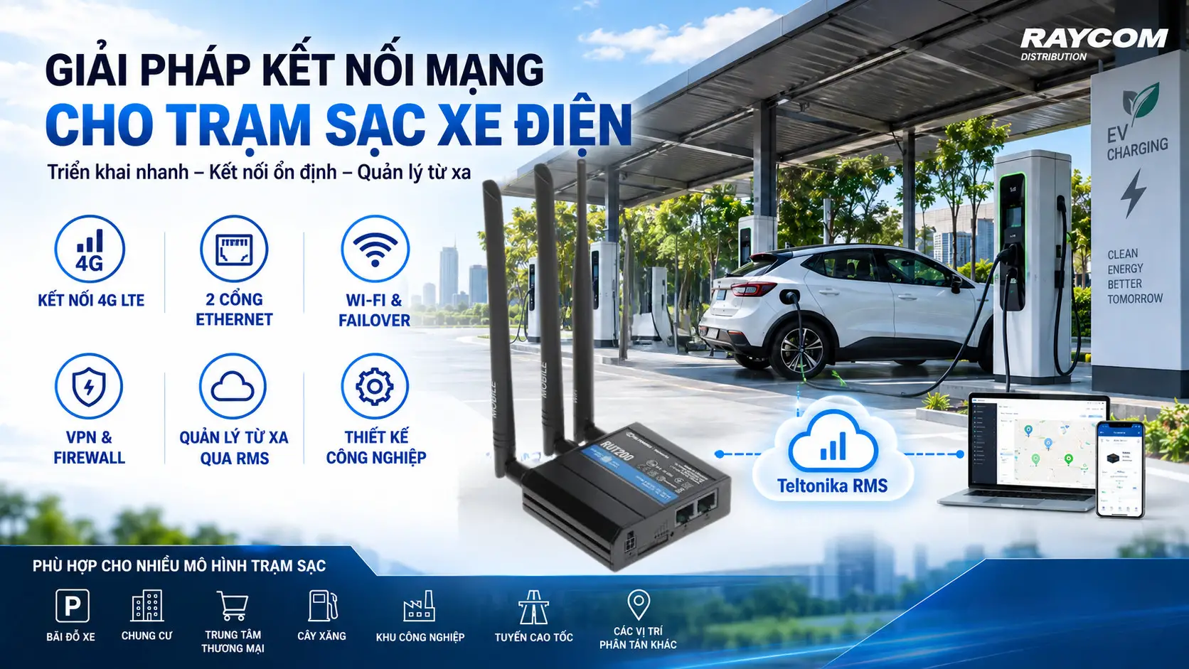 Router 3G/4G công nghiệp Teltonika RUT200 Router 3G/4G công nghiệp Teltonika RUT200
